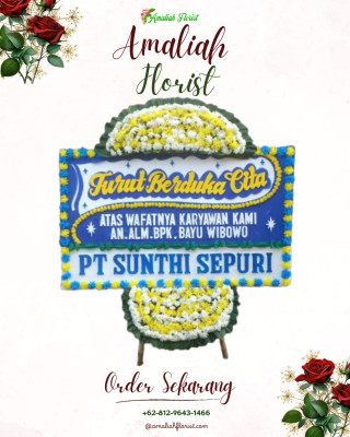 Papan Bunga Duka di Tigapanah